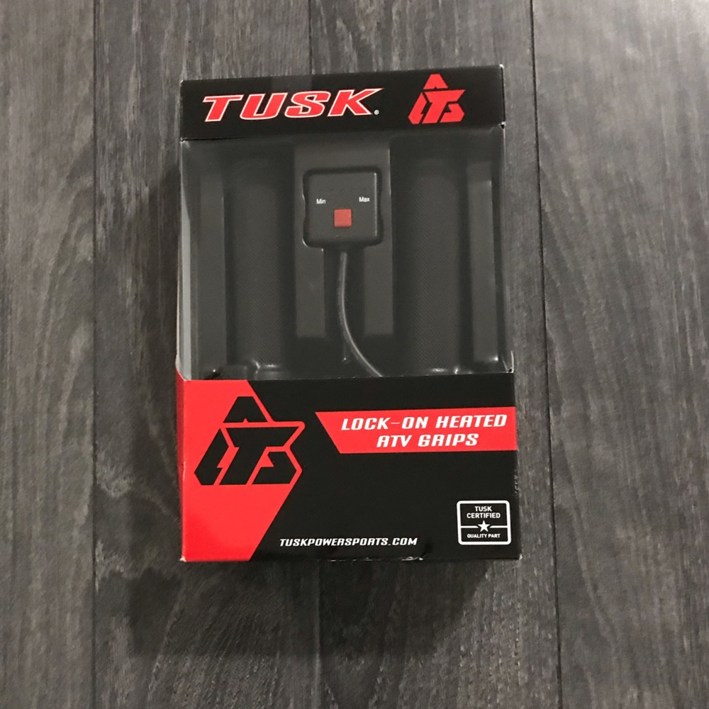 TUSK ATV Lock-on heated grips - NEW WITH BOX